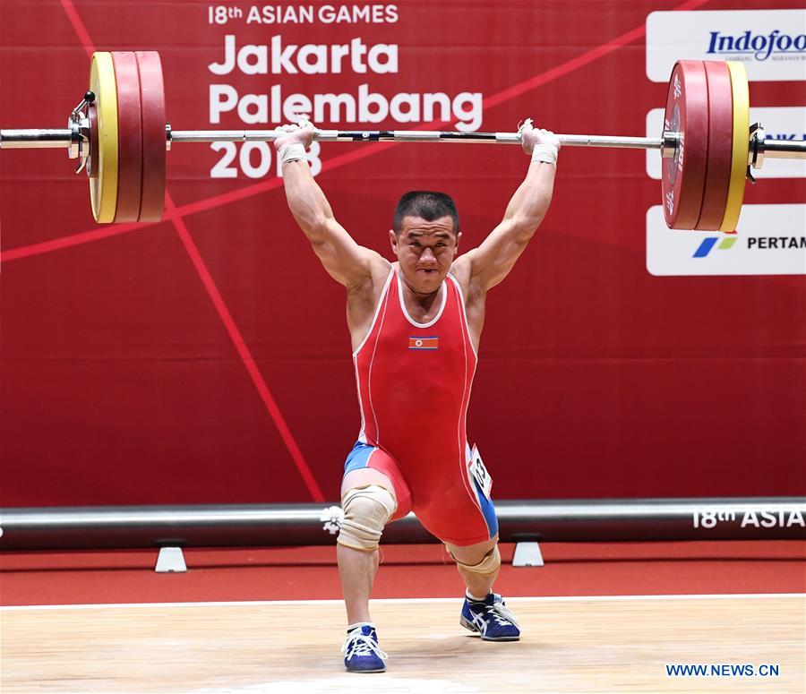 (SP)INDONESIA-JAKARTA-ASIAN GAMES-WEIGHTLIFTING