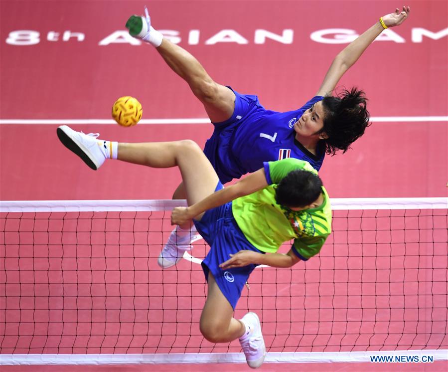 (SP)INDONESIA-PALEMBANG-ASIAN GAMES-SEPAKTAKRAW