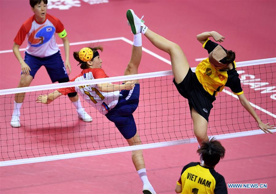 (SP)INDONESIA-PALEMBANG-ASIAN GAMES-SEPAKTAKRAW