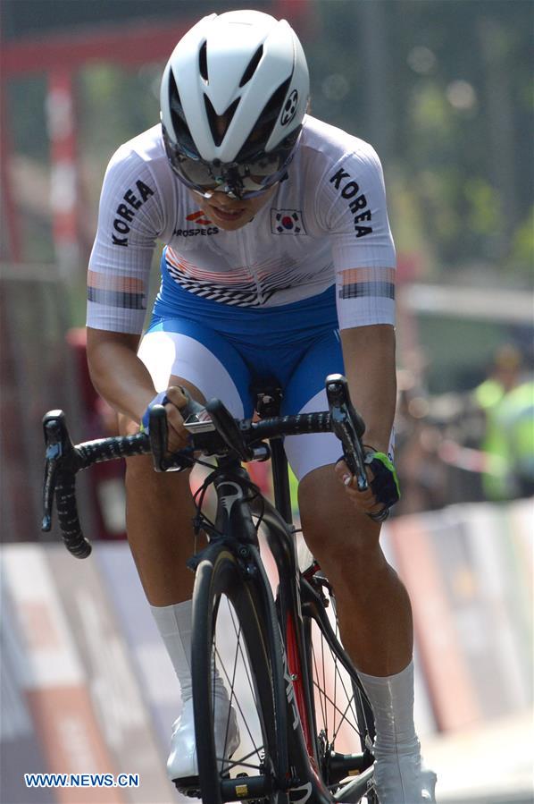 (SP)INDONESIA-SUBANG-ASIAN GAMES-CYCLING ROAD-WOMEN'S 20KM INDIVIDUAL TIME TRIAL