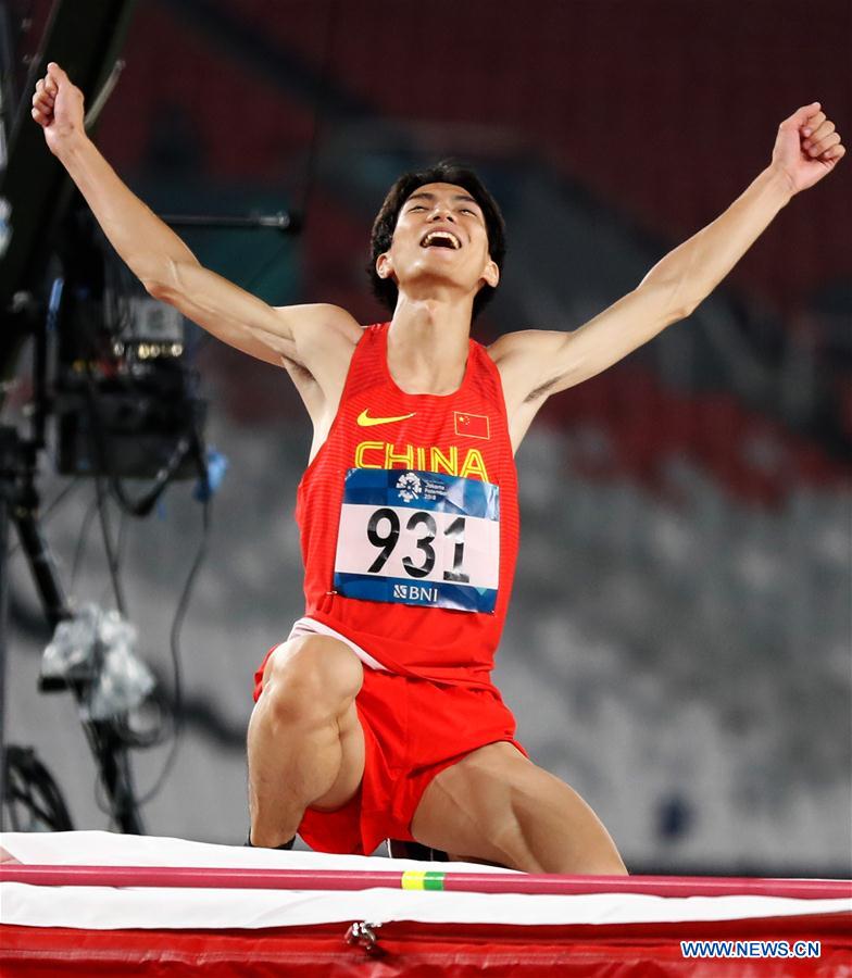 (SP)INDONESIA-JAKARTA-ASIAN GAMES-ATHLETICS-MEN'S HIGH JUMP