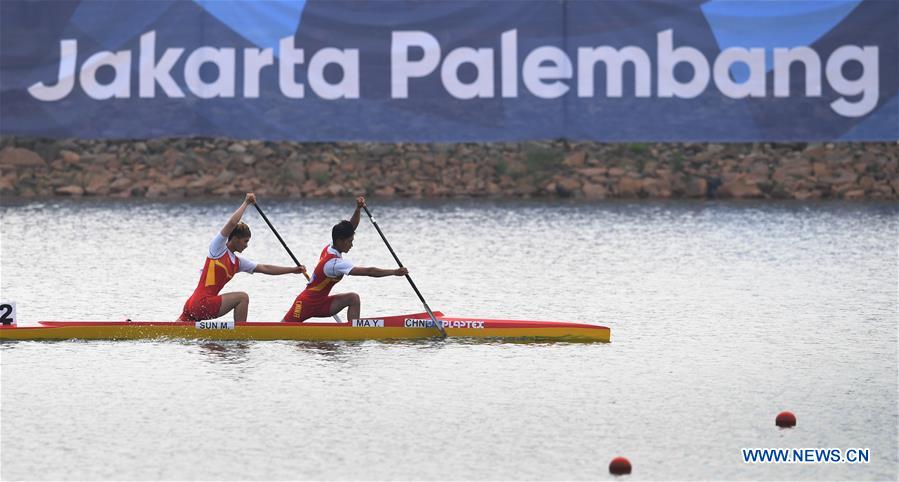 (SP)INDONESIA-PALEMBANG-ASIAN GAMES-WOMEN'S CANOE DOUBLE