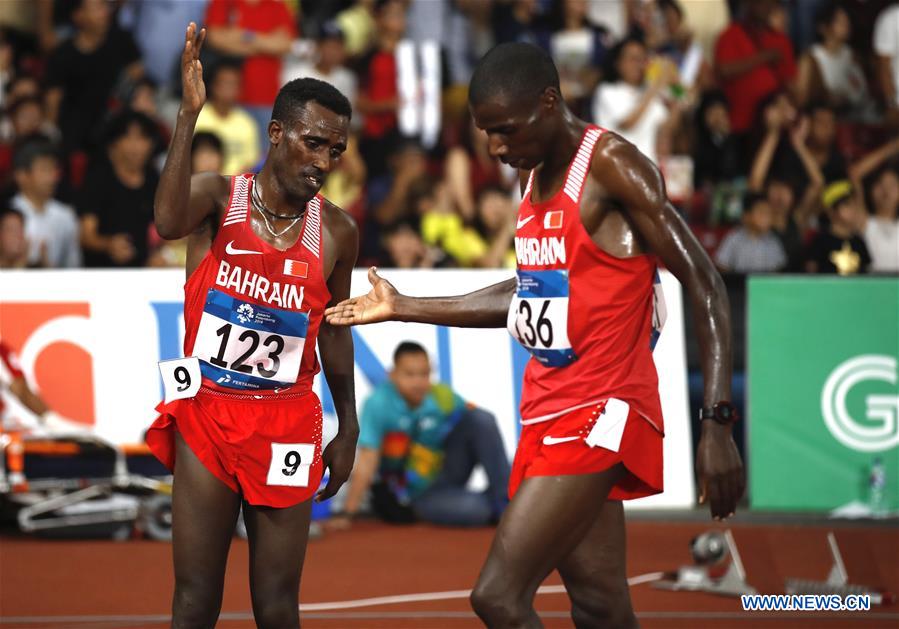 (SP)INDONESIA-JAKARTA-ASIAN GAMES-ATHLETICS-MEN'S 5000M