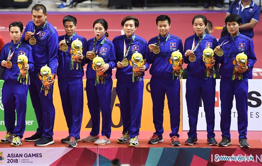 (SP)INDONESIA-PALEMBANG-ASIAN GAMES-SEPAKTAKRAW