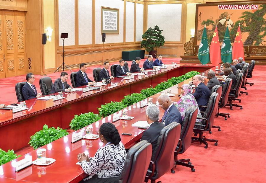 CHINA-BEIJING-XI JINPING-AU COMMISSION-CHAIRPERSON-MEETING (CN)