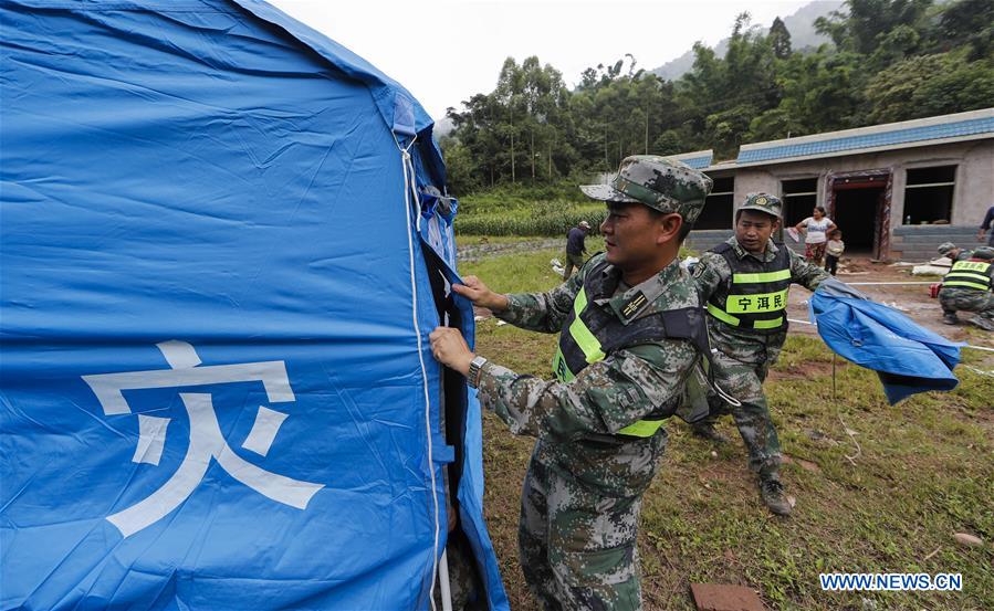 CHINA-YUNNAN-EARTHQUAKE-RELIEF WORK (CN)