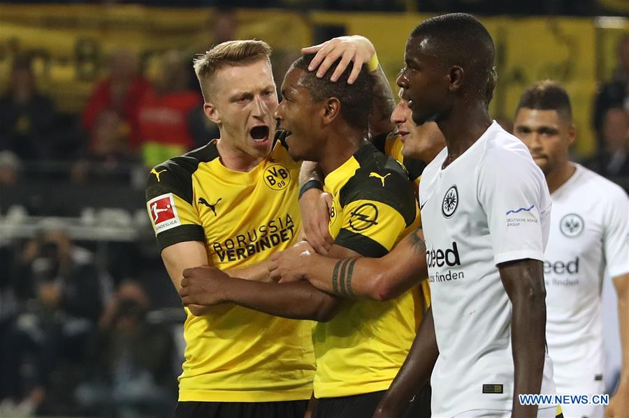 (SP)GERMANY-DORTMUND-BUNDESLIGA-FRANKFURT VS DORTMUND