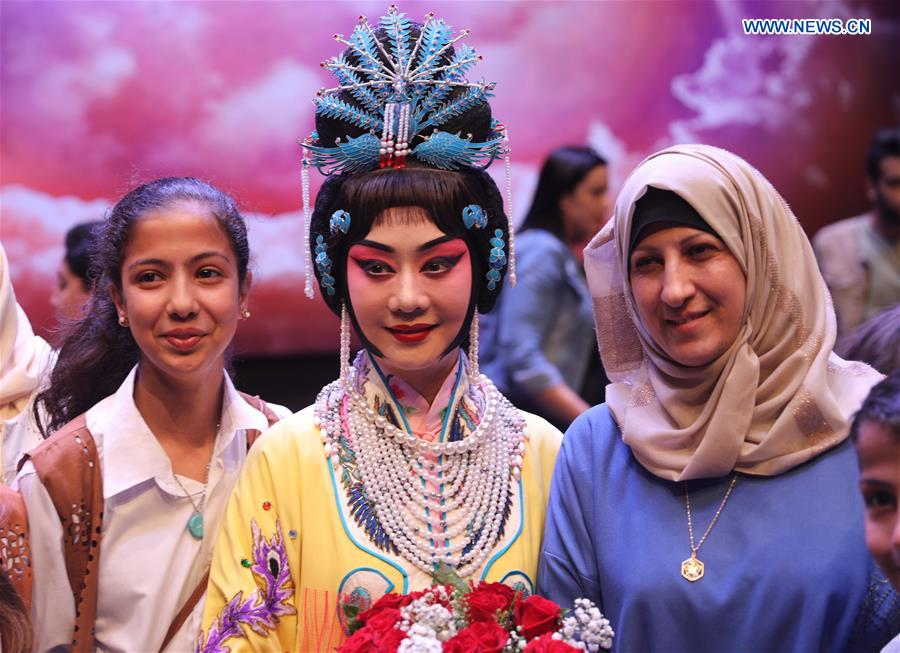 MIDEAST-WEST BANK-RAMALLAH-CHINA-PEKING OPERA