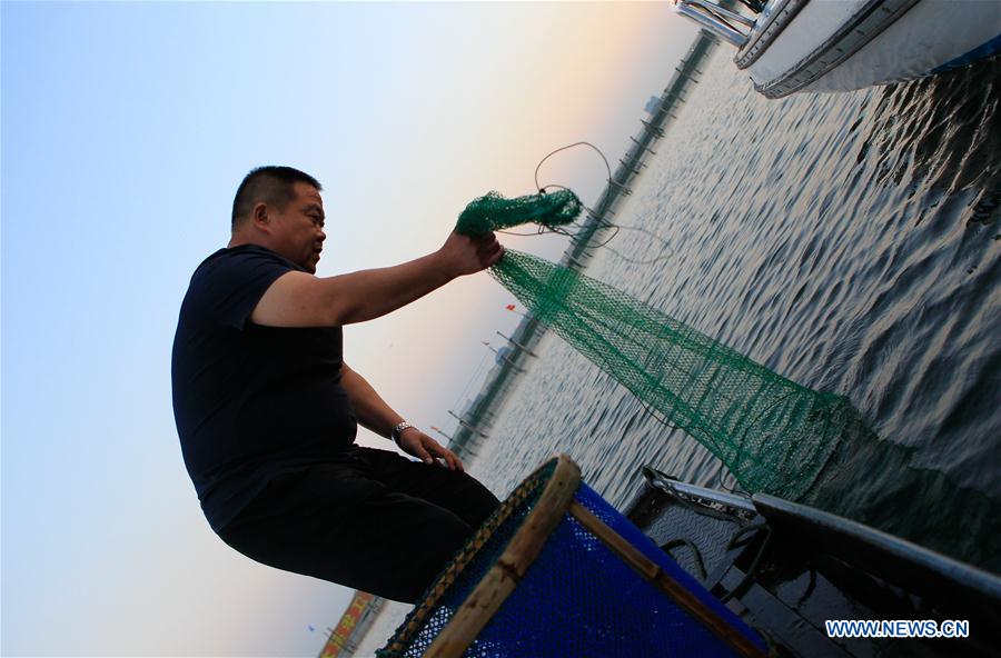 CHINA-JIANGSU-KUNSHAN-HAIRY CRAB CULTIVATOR (CN)