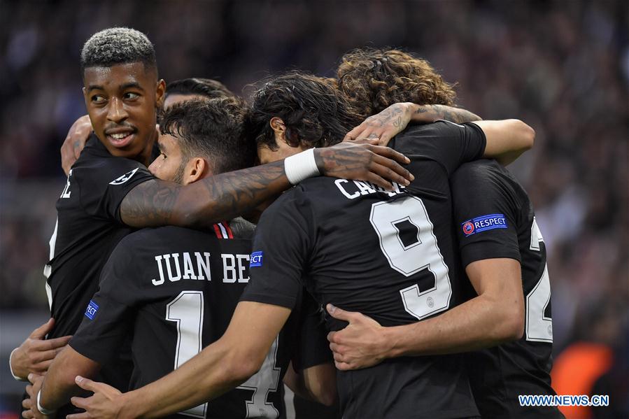 (SP)FRANCE-PARIS-FOOTBALL-UEFA CHAMPIONS LEAGUE-PARIS SAINT-GERMAIN VS RED STAR BELGRADE