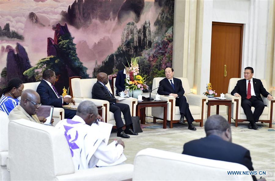 CHINA-BEIJING-HUANG KUNMING-BURKINA FASO-DELEGATION-MEETING (CN)