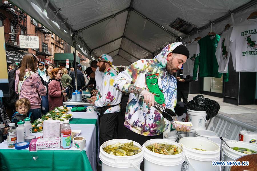 U.S.-NEW YORK-PICKLE DAY