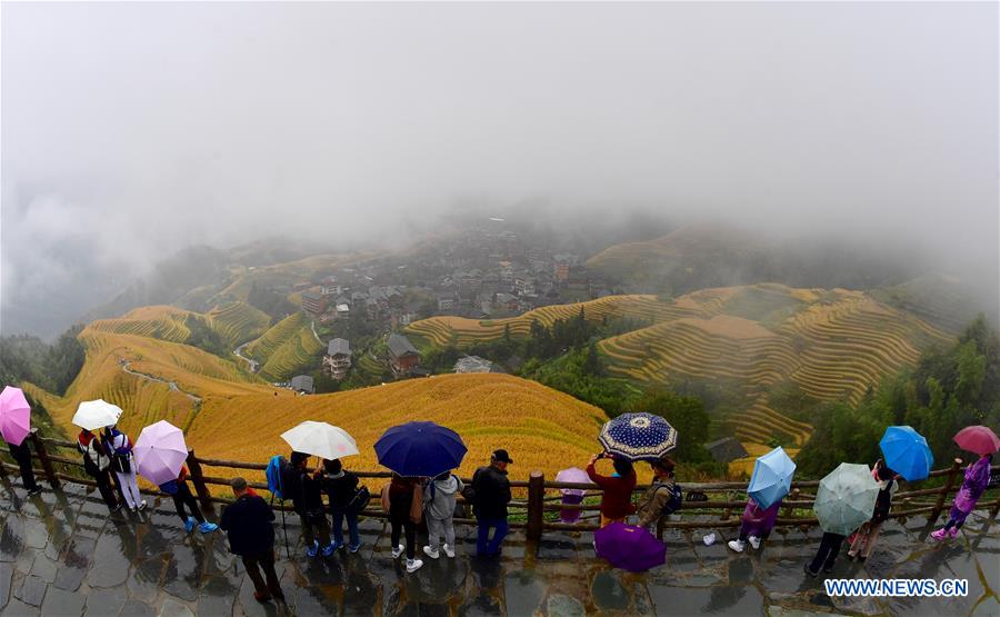 CHINA-GUANGXI-TERRACED FIELD-SCENERY (CN)