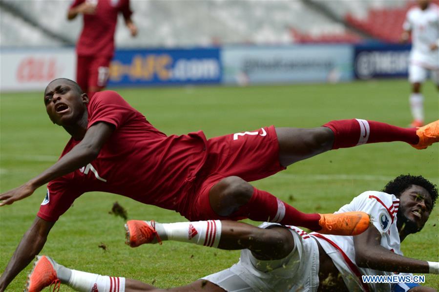 (SP)INDONESIA-JAKARTA-AFC U19 CHAMPIONSHIP-GROUP A-UAE VS QATAR