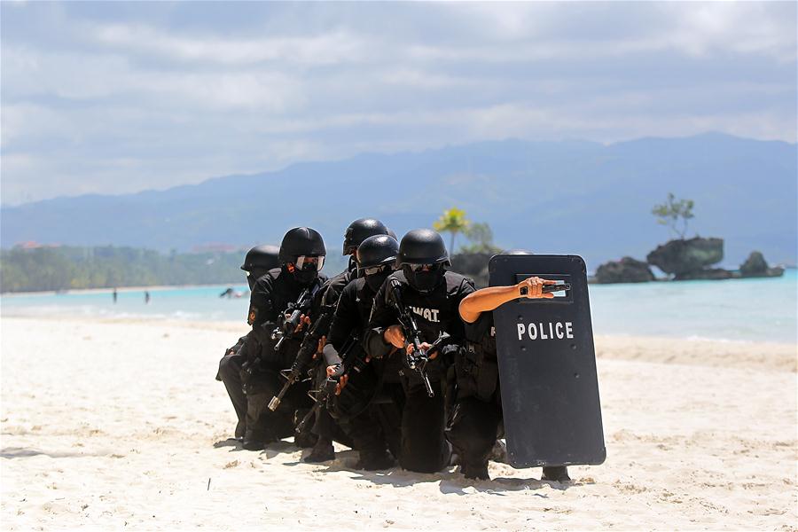 PHILIPPINES-BORACAY ISLAND-SECURITY CAPABILITY DEMONSTRATION