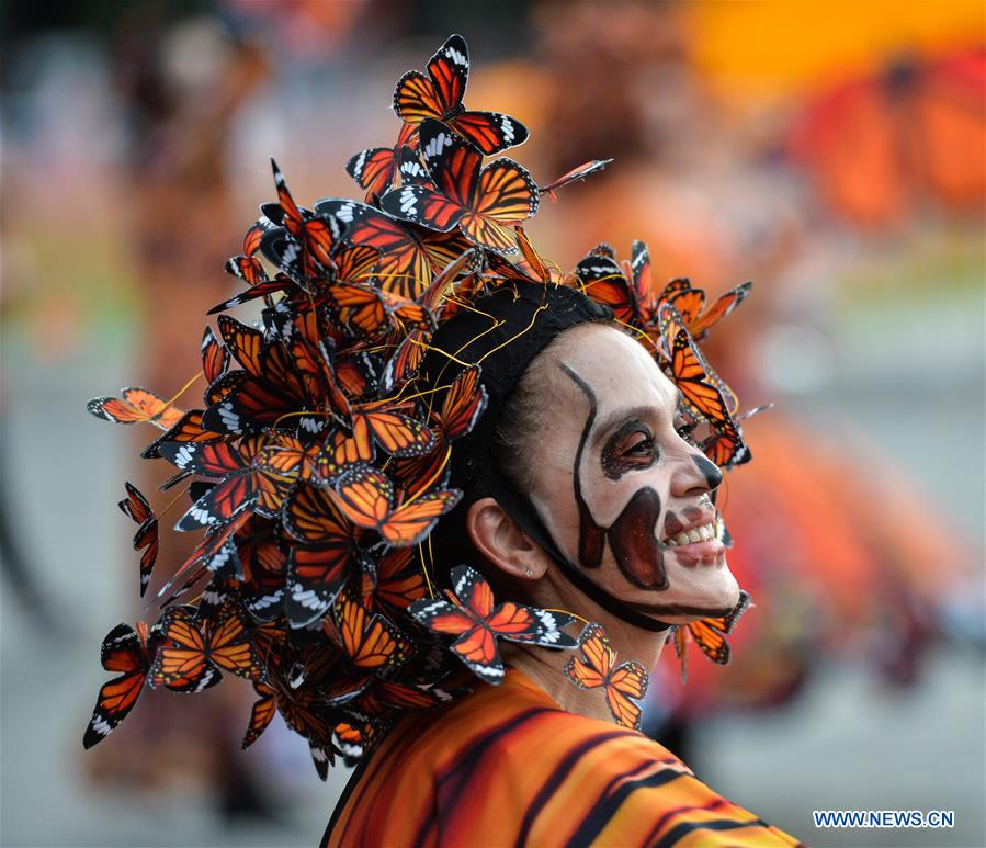 MEXICO-MEXICO CITY-DAY OF THE DEAD-PARADE