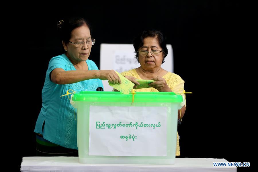 MYANMAR-YANGON-BY-ELECTION