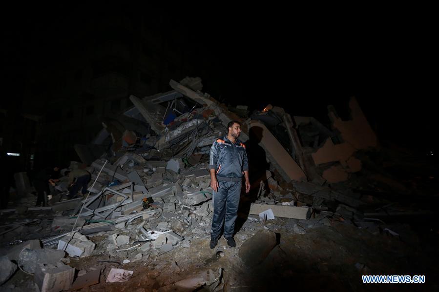 MIDEAST-GAZA-AIRSTRIKE