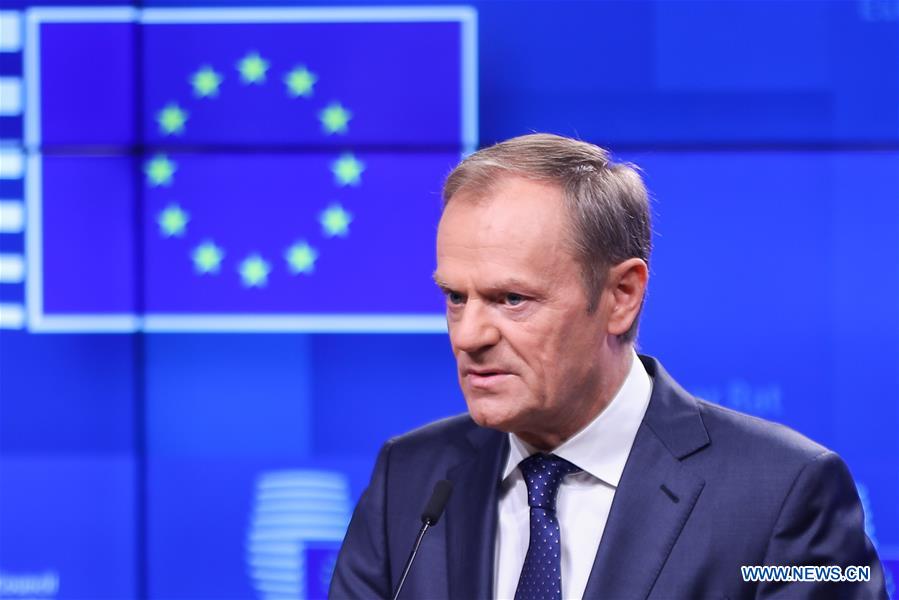 BELGIUM-BRUSSELS-EU-BREXIT-TUSK