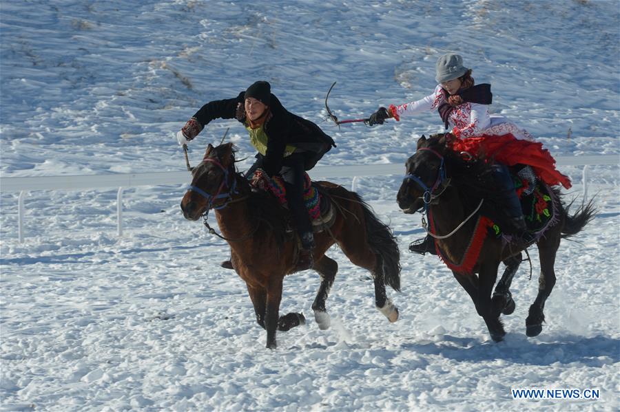 CHINA-XINJIANG-XINYUAN-ICE-SNOW TOURISM (CN)