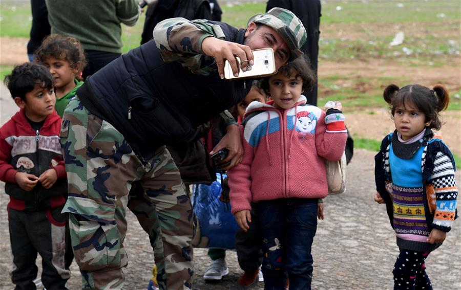 SYRIA-IDLIB-SYRIAN FAMILIES-RETURN