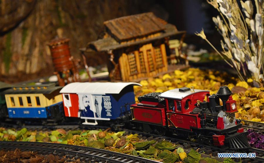 U.S.-NEW YORK-HOLIDAY TRAIN SHOW