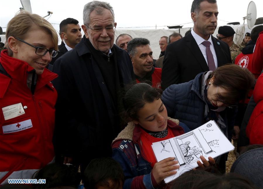 LEBANON-BAALBEK-REFUGEE CAMP-AUSTRIAN PRESIDENT-VISIT