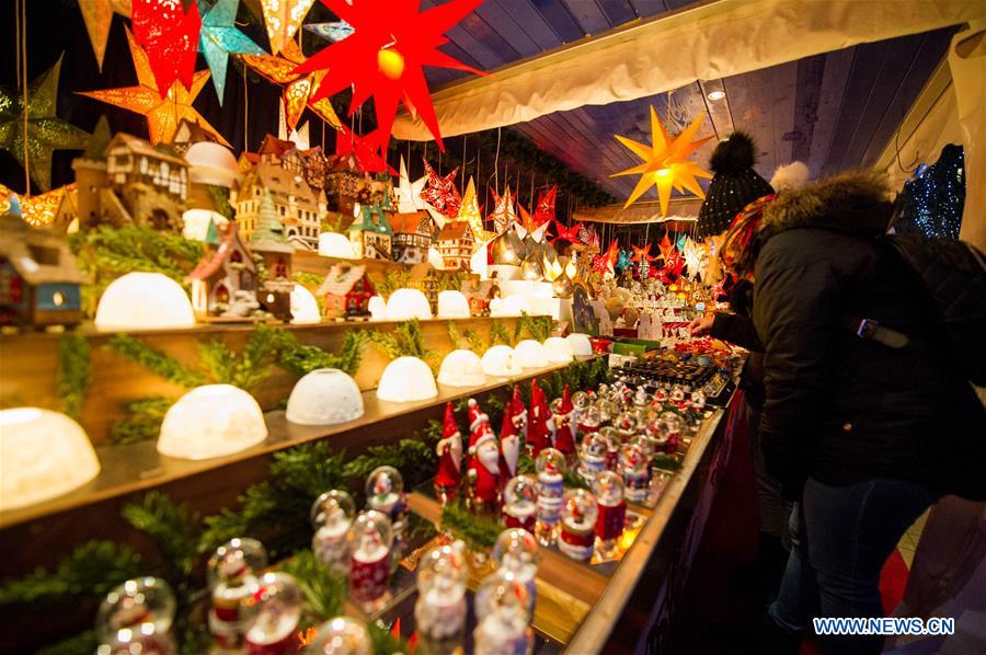 GERMANY-HAMBURG-CHRISTMAS MARKET