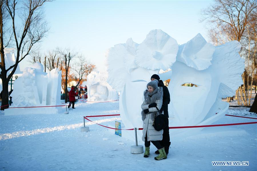 CHINA-HARBIN-SNOW SCULPTURE ART EXPO (CN)