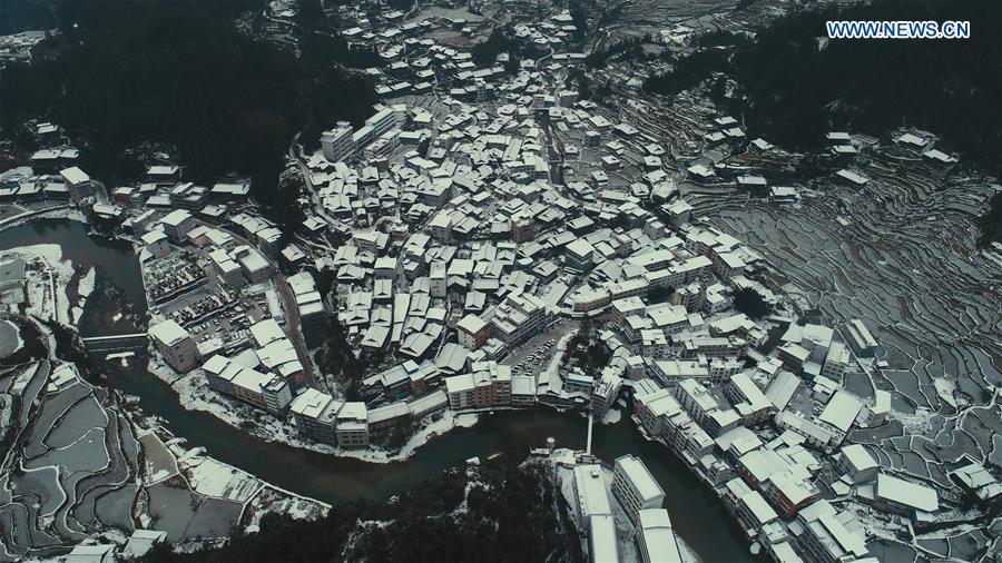 CHINA-GUANGXI-RONGSHUI-SNOW (CN)