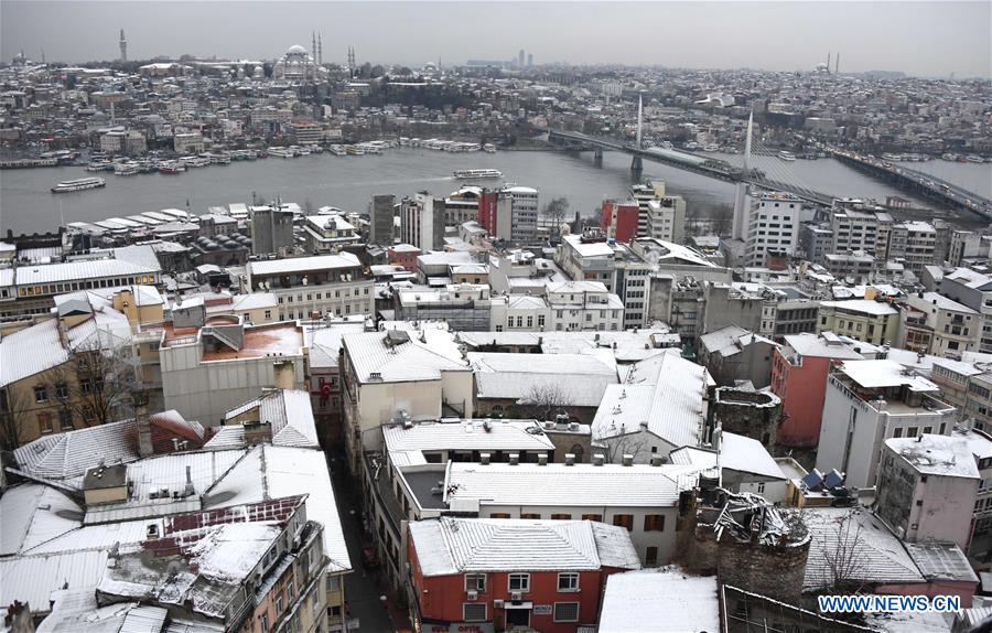 TURKEY-ISTANBUL-SNOW