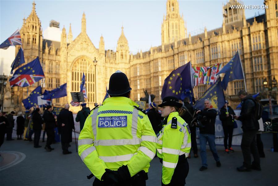 BRITAIN-LONDON-CABINET MEETING-BREXIT-PROTEST