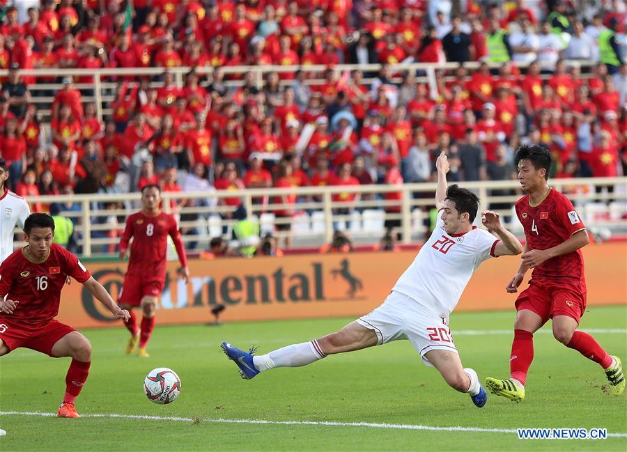 (SP)UAE-ABU DHABI-SOCCER-AFC ASIAN CUP 2019-GROUP D-VIETNAM VS IRAN