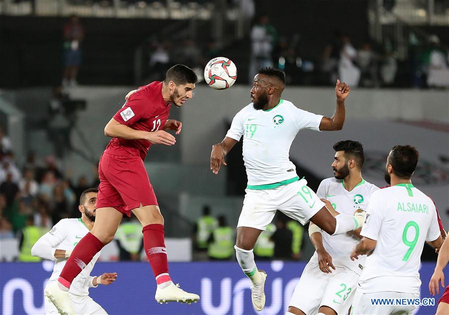 (SP)UAE-ABU DHABI-SOCCER-AFC ASIAN CUP 2019-GROUP E-SAU VS QAT