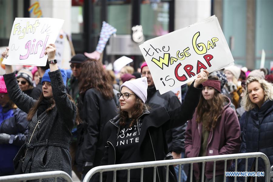 U.S.-NEW YORK-WOMEN'S MARCH