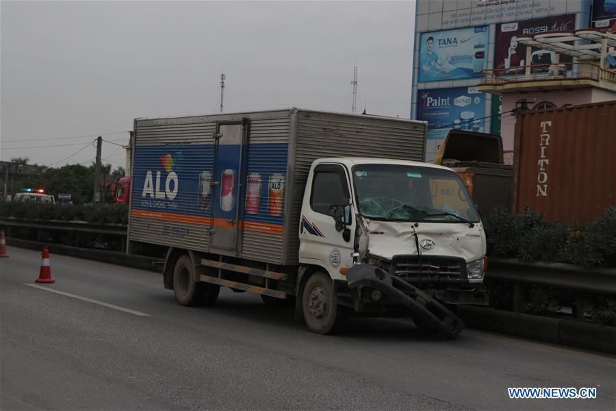 VIETNAM-HAI DUONG-ACCIDENT-TRUCK HITTING FUNERAL ATTENDEES