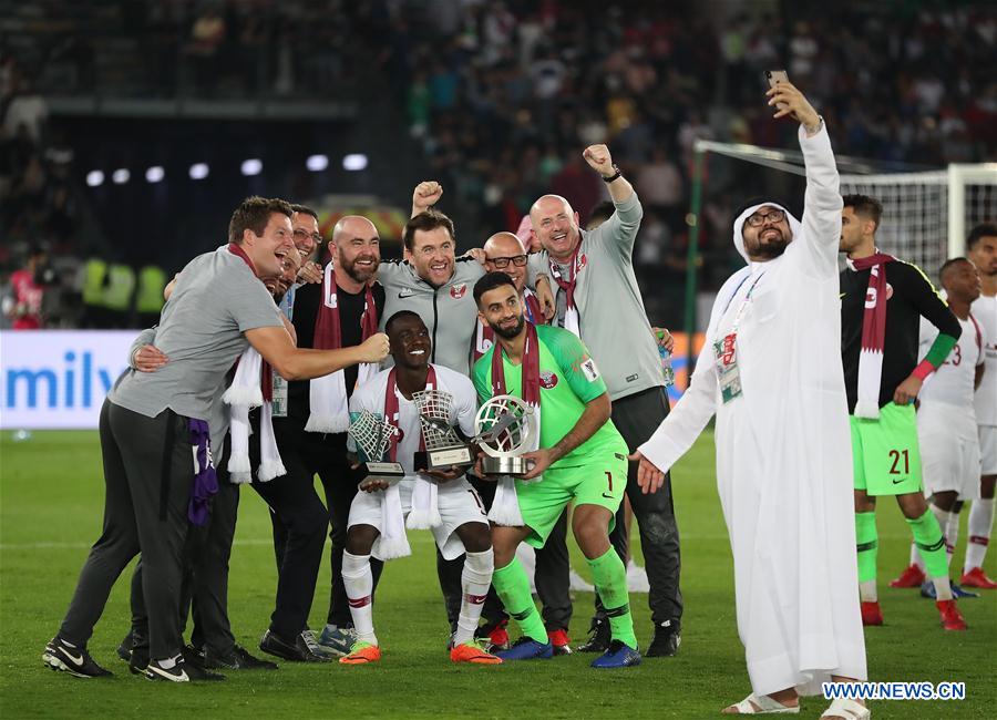 (SP)UAE-ABU DHABI-SOCCER-AFC ASIAN CUP 2019-FINAL-JPN VS QAT