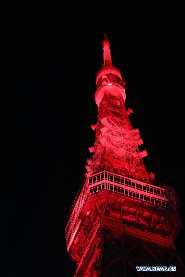 JAPAN-TOKYO TOWER-CHINESE NEW YEAR-CELEBRATION