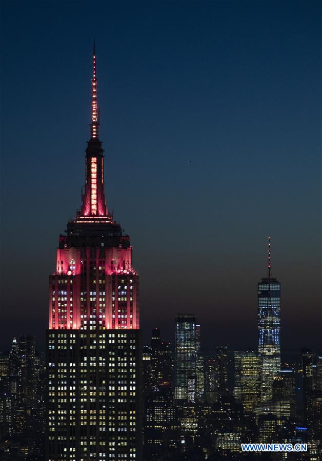 U.S.-NEW YORK-EMPIRE STATE BUILDING-CHINESE NEW YEAR