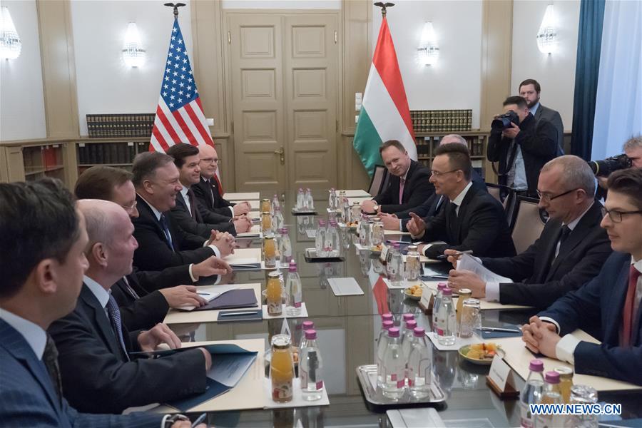 HUNGARY-BUDAPEST-U.S.-SECRETARY OF STATE-VISIT