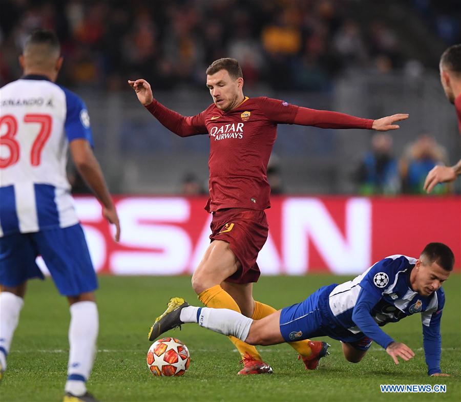 (SP)ITALY-ROME-SOCCER-UEFA CHAMPIONS LEAGUE-ROMA VS PORTO