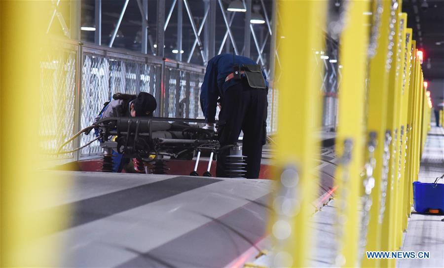 CHINA-SHANDONG-HIGH SPEED TRAIN-MAINTENANCE (CN)