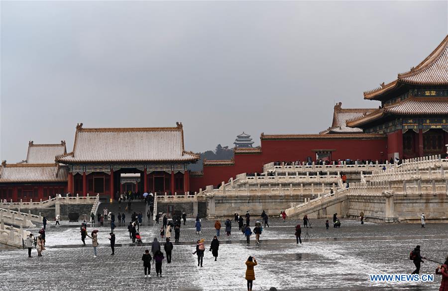 (InPalaceMuseum)CHINA-BEIJING-PALACE MUSEUM-SNOW (CN)