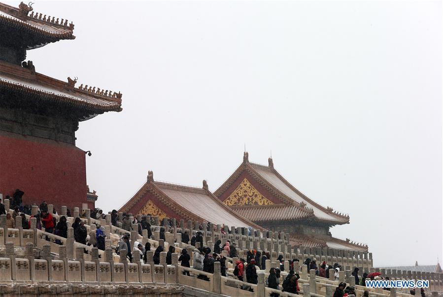 (InPalaceMuseum)CHINA-BEIJING-PALACE MUSEUM-SNOW (CN)