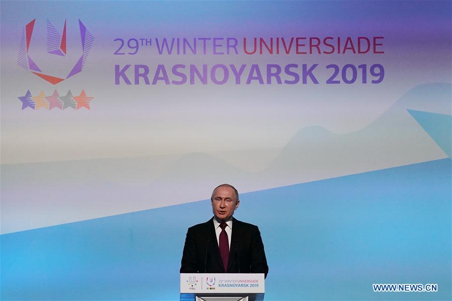 (SP)RUSSIA-KRASNOYARSK-29TH WINTER UNIVERSIADE-OPENING CEREMONY