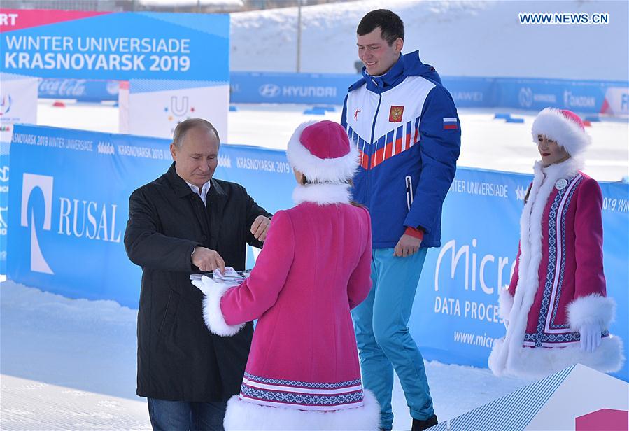 (SP)RUSSIA-KRASNOYARSK-29TH WINTER UNIVERSIADE-CROSS COUNTRY SKIING