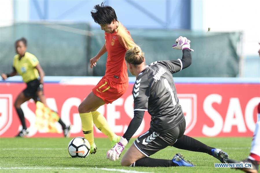 (SP)PORTUGAL-SANTO ANTONIO-FOOTBALL-ALGARVE CUP-CHN VS DEN