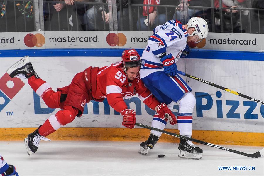 (SP)RUSSIA-MOSCOW-ICE HOCKEY-KHL-SPR VS SKA