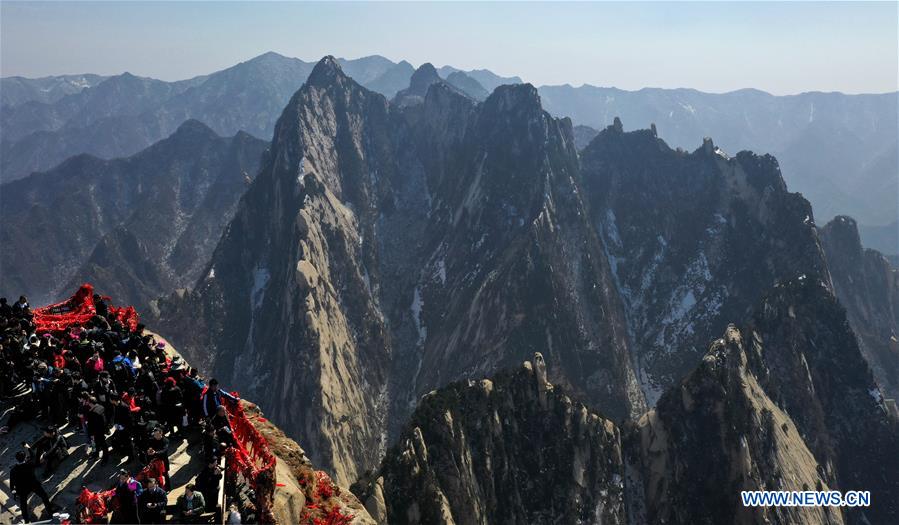 CHINA-XI'AN-MOUNT HUASHAN-TOURISM-BOOM (CN)