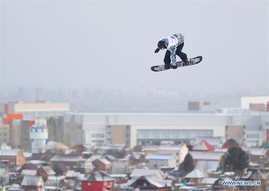 (SP)RUSSIA-KRASNOYARSK-SNOWBOARD-29TH WINTER UNIVERSIADE-MEN'S SLOPESTYLE QUALIFICATION